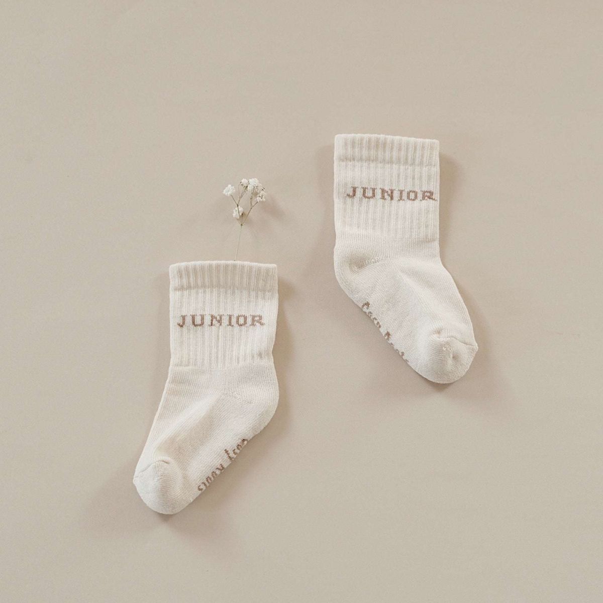 Socken JUNIOR sand GOTS - 1-2 J.