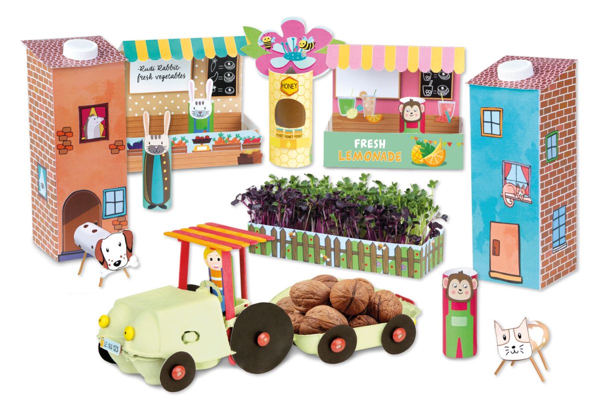 LENA Eco DIY Upcycling Village