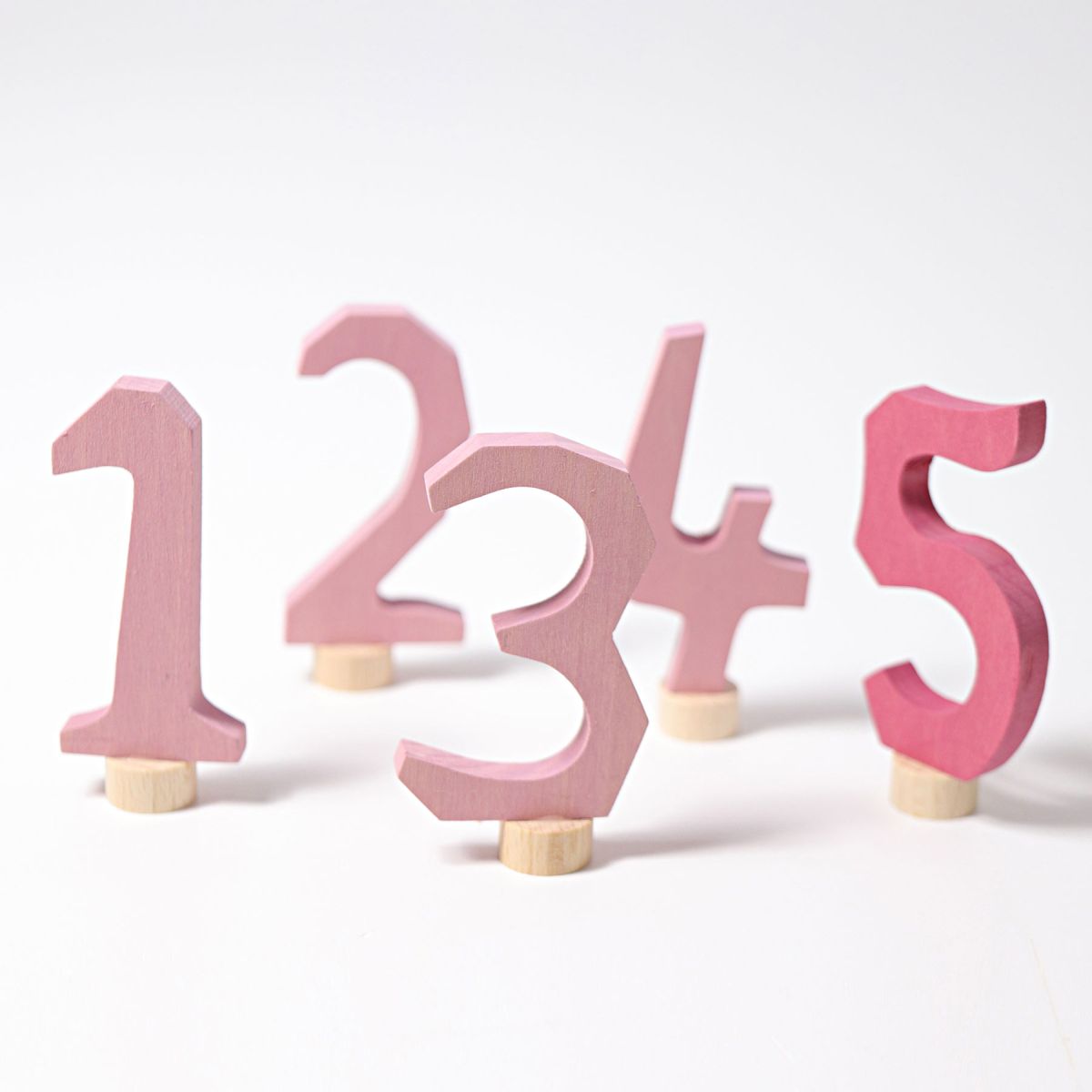Grimm`s Zahlenstecker-Set Rosa 1-5