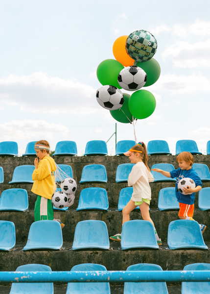 Folienluftballon Fußball 35cm - Party Deco