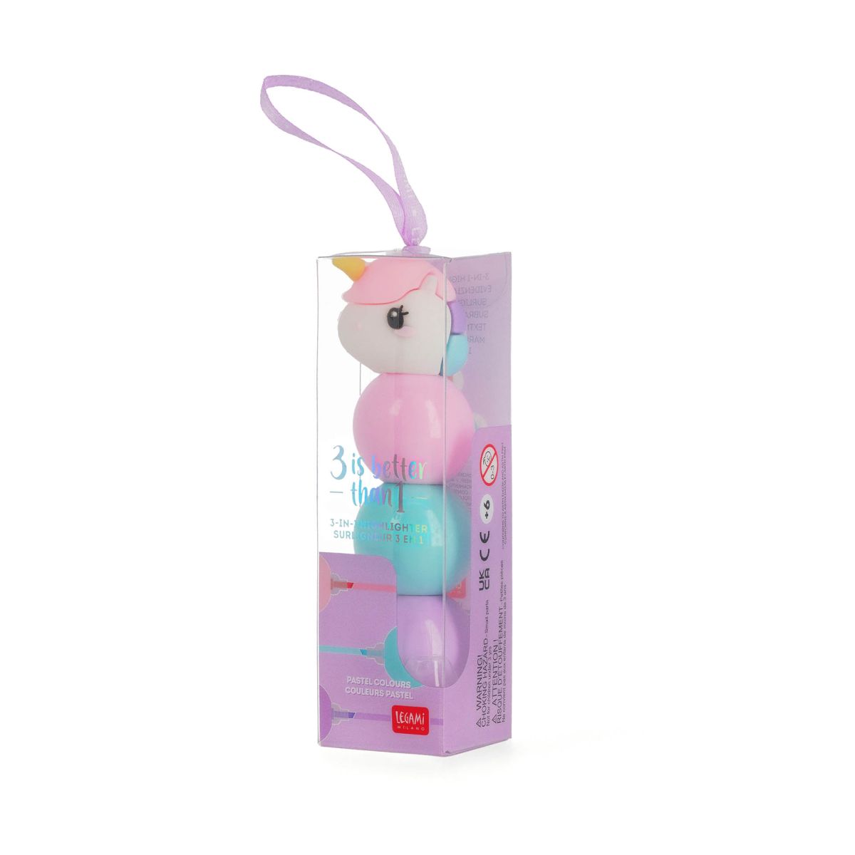 3-in-1 Highlighter Einhorn - Legami