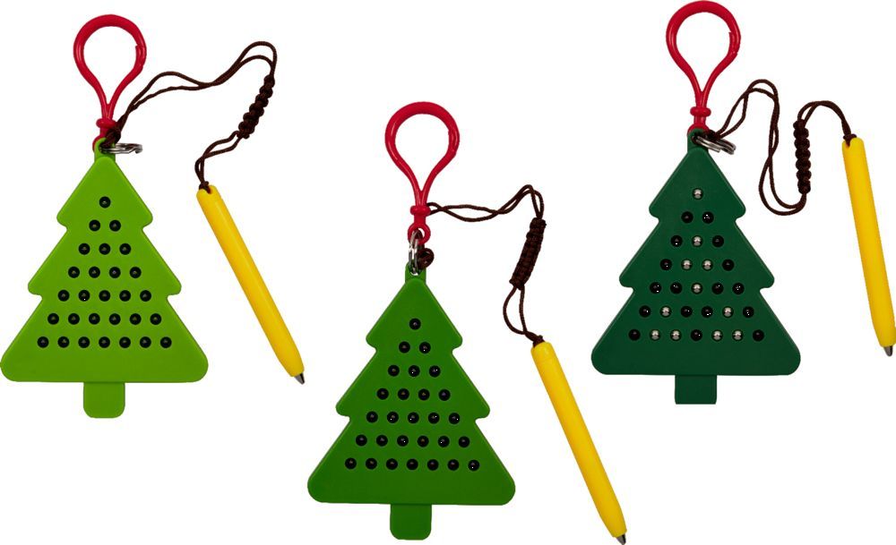 Mini-Magnet-Zeichentafel Tanne - Fröhliche Weihnachten (verschiedene Designs, 1 Stück)