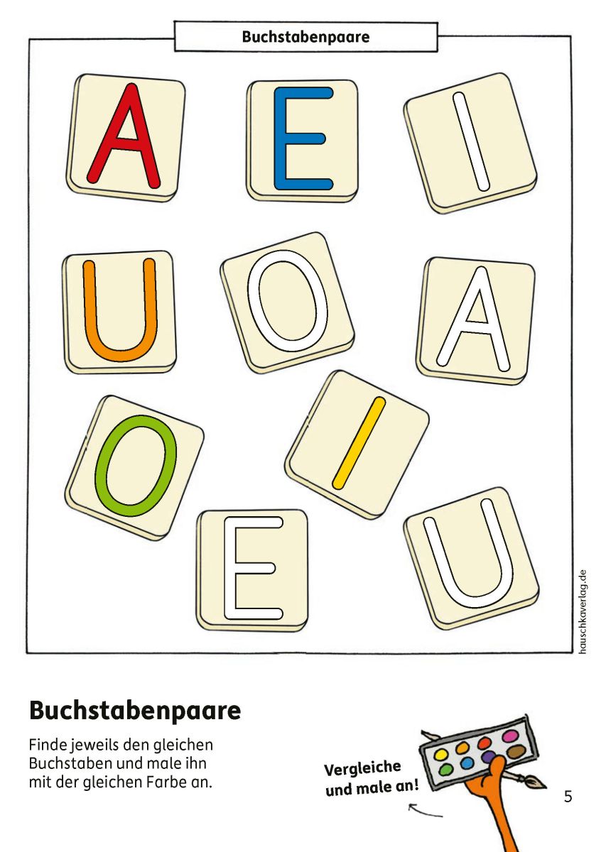 Schulstart-Block – Kunterbunte Übungen zum Schulanfang - Hauschka Verlag 6+