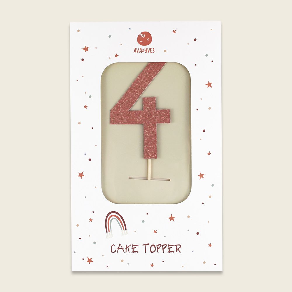 Cake Number Serie UNDER THE SEA, Zahl “4” - Ava & Yves