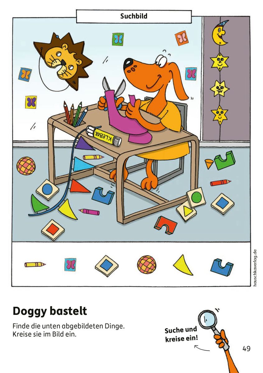 Kindergartenblock – Rätsel-Spaß, Konzentration und Logik - Hauschka Verlag 4+
