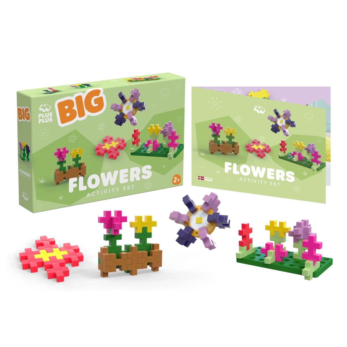 PLUS PLUS 50 Kreativ Bausteine BIG Blumengarten