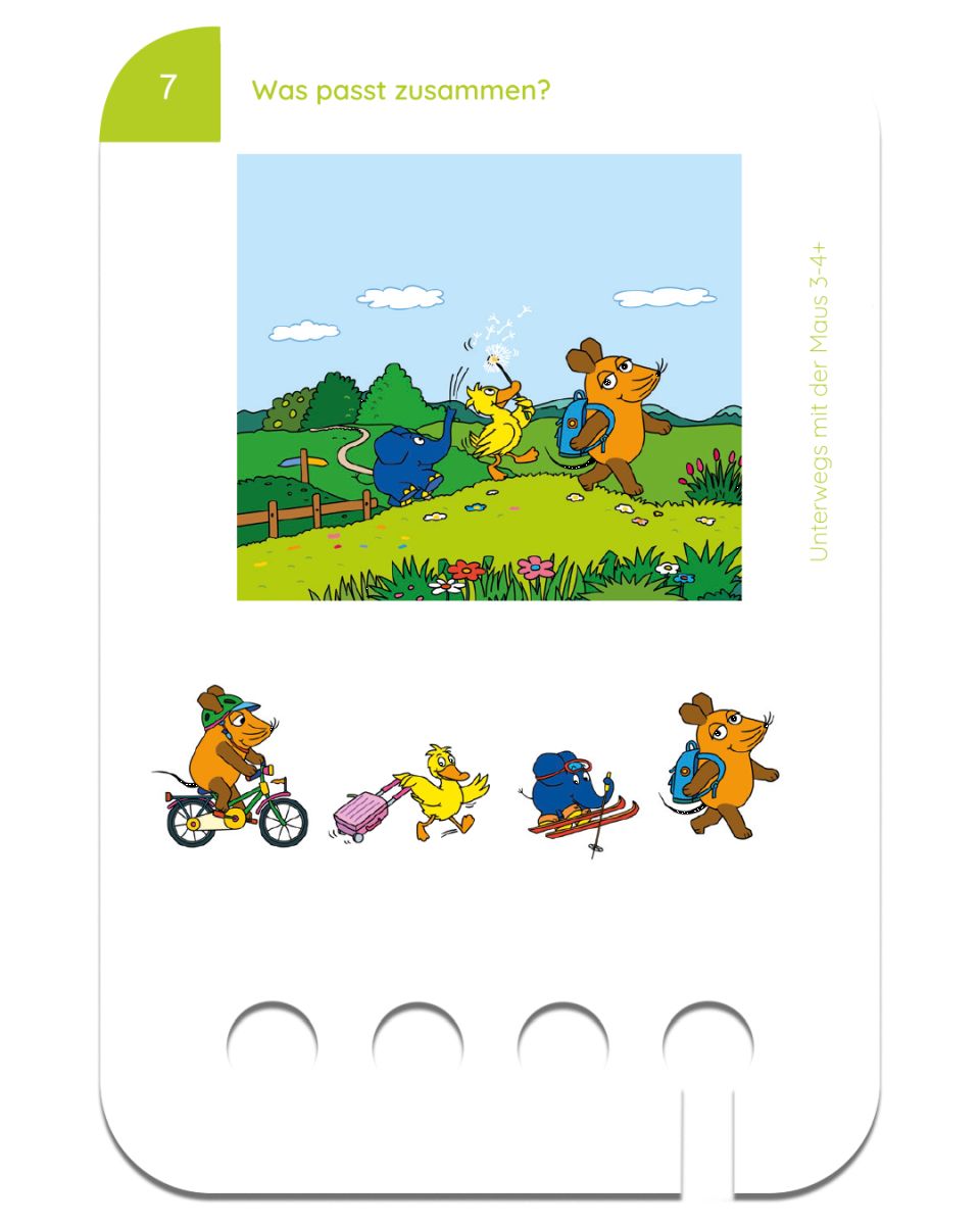 Unterwegs mit der Maus 3-4 - Kölner Lernspielverlag