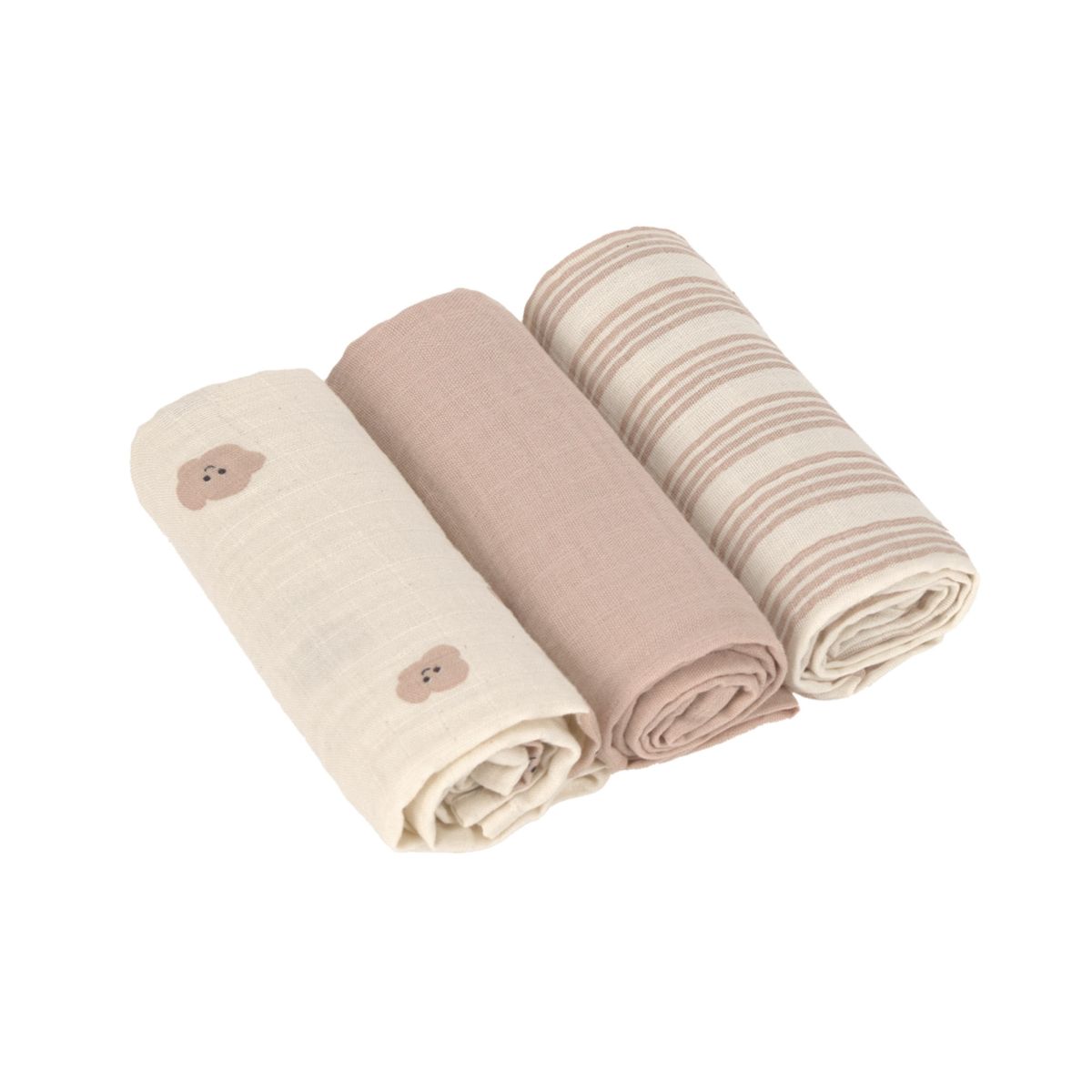 Mulltücher Set 60 x 60 cm (3er Pack) - mushroom - Lässig