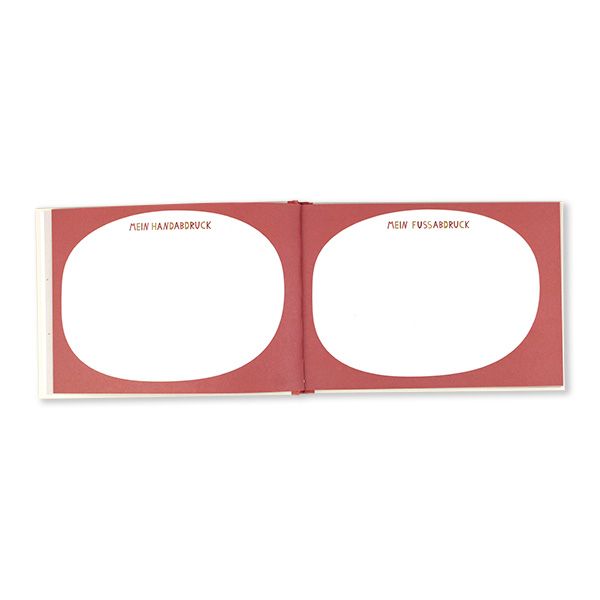 "Mein erstes Jahr" Wäscheleine rose Hardcover-Album - Ava & Yves