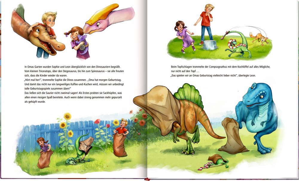 Dinosaurier auf Omas Geburtstag (Band 5) 3+