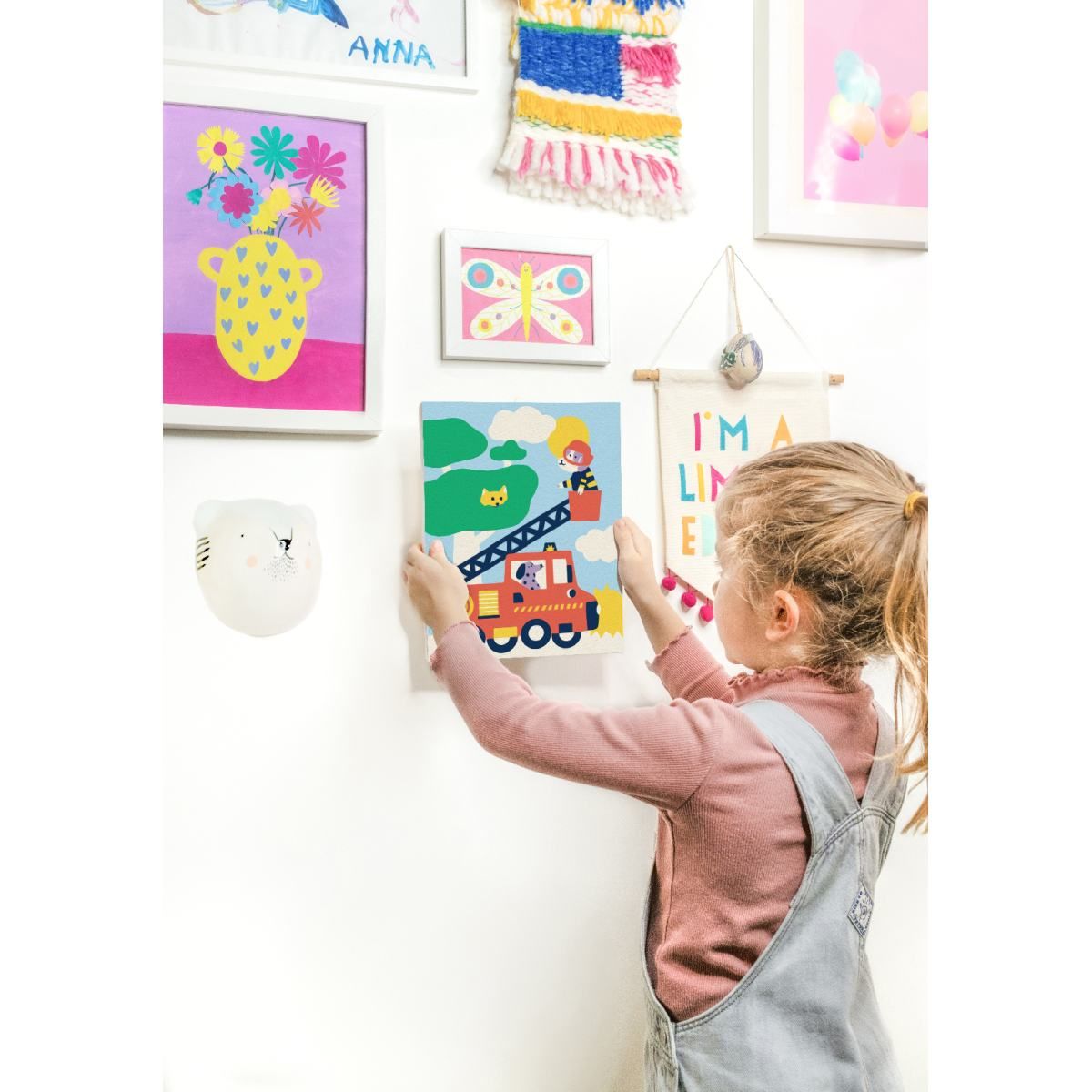 Malen nach Zahlen Set Kids "Feuerwehr" - La Petite Épicerie