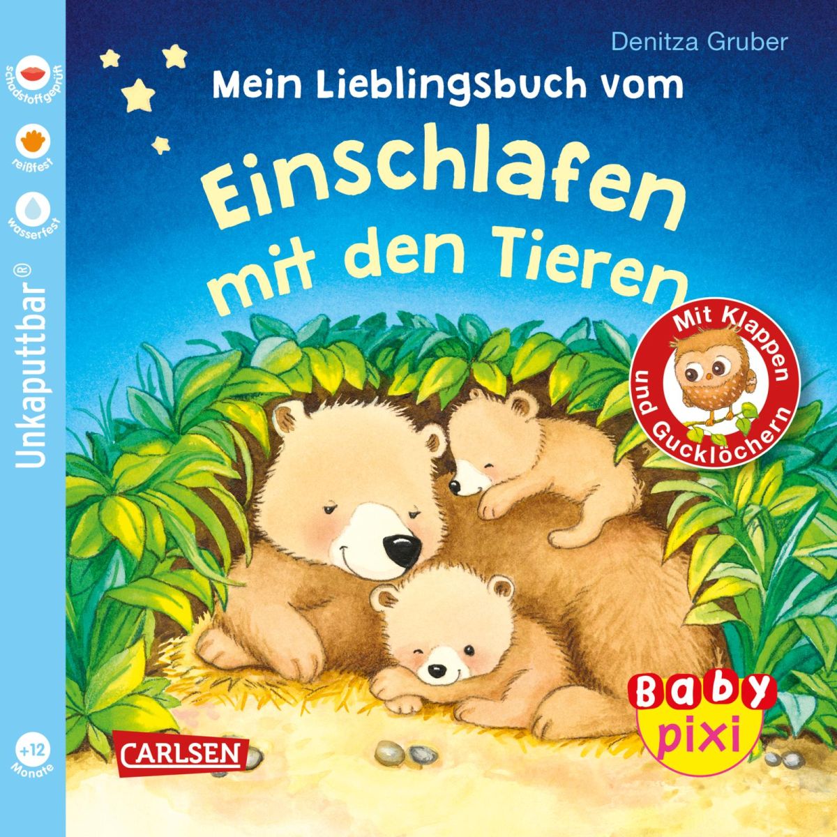 Baby Pixi Band 96: Mein Lieblingsbuch vom Einschlafen mit den Tieren 12M+