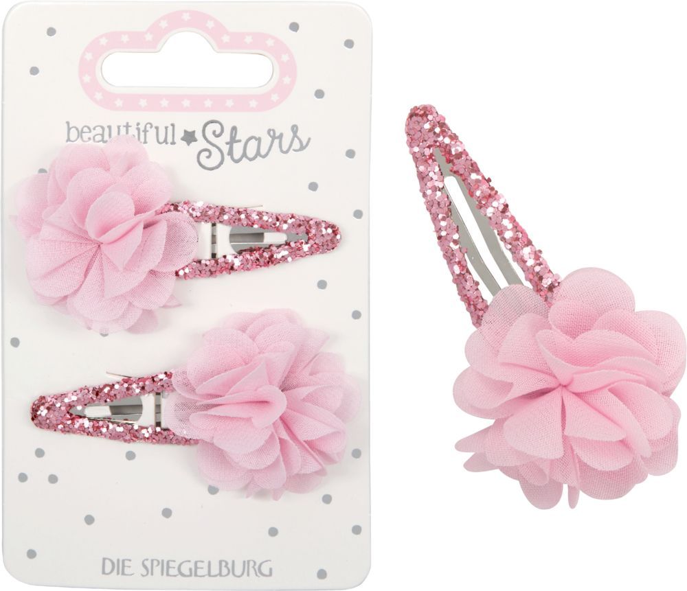 Haarclips Tüllblume - beautiful Stars (versch. Designs, 1 Stück)