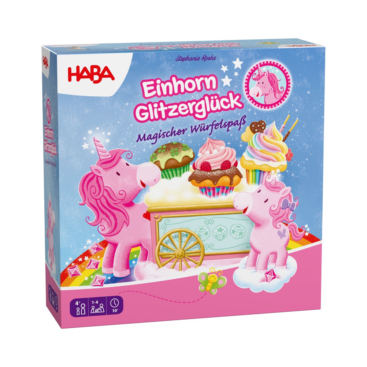 HABA Einhorn Glitzerglück - Magischer Würfelspaß