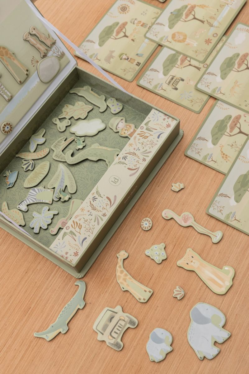 Magnetische Spieltafel Safari Friends - Little Dutch