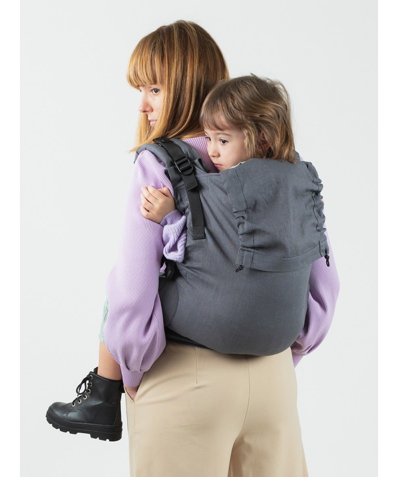 Isara Preschooler Graphite Linen