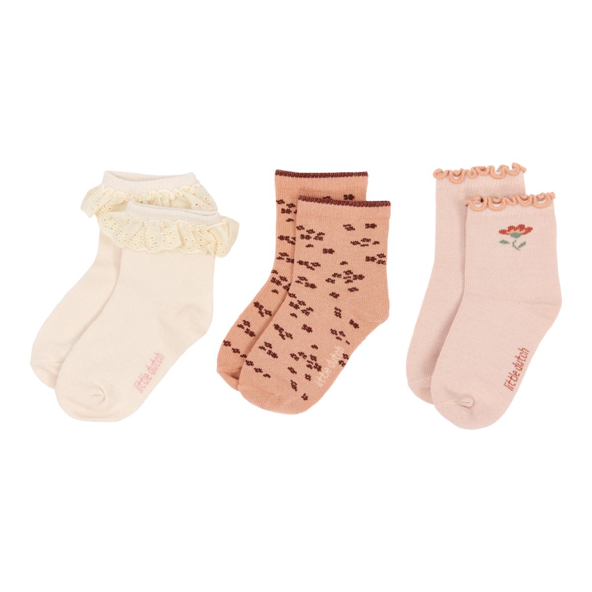Socken 3er mehrfarbig Girls - 17-19