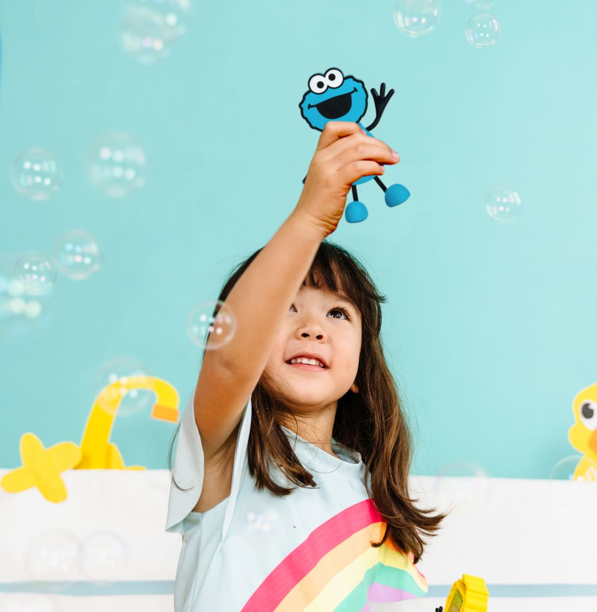 Glo Pals Badespielzeug Charakter Krümelmonster