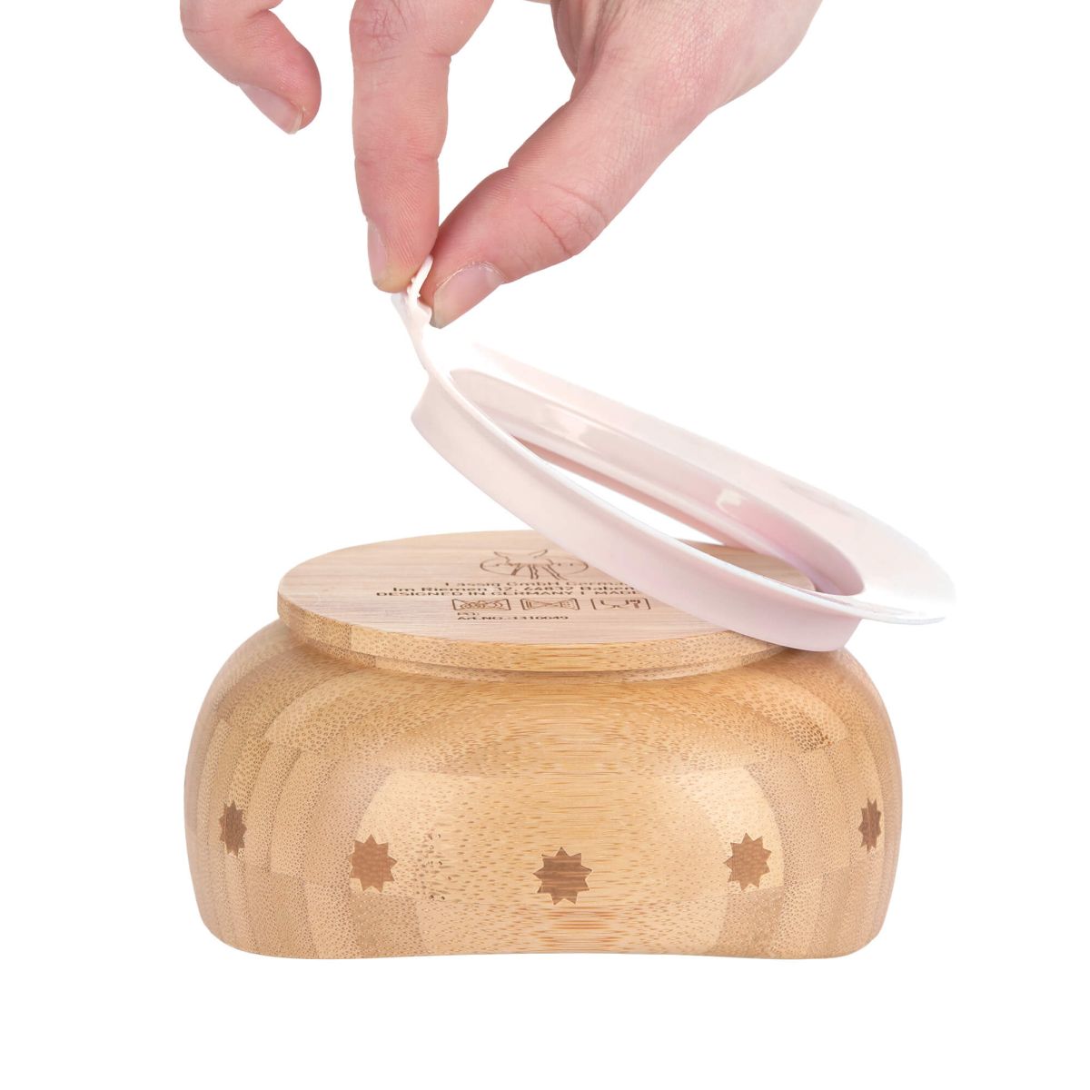 Schale Bambusholz Little Chums Mouse - Lässig