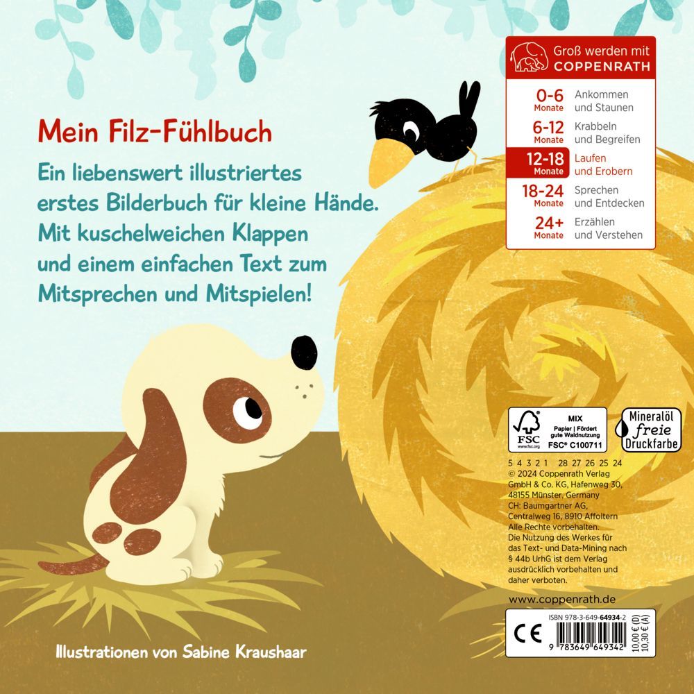 Wo ist Papa, kleiner Hund? (Fühlen&begreifen) +12M