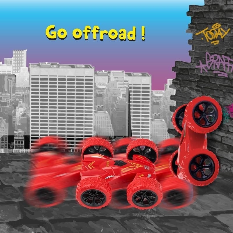 SPEED Stunt-Auto mit Überschlag-Funktion (verschiedene Designs, 1 Stück)