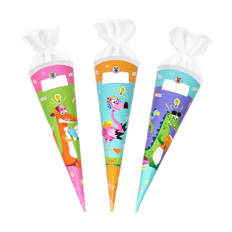 ABC Schultüte 35cm (verschiedene Designs, 1 Stück)