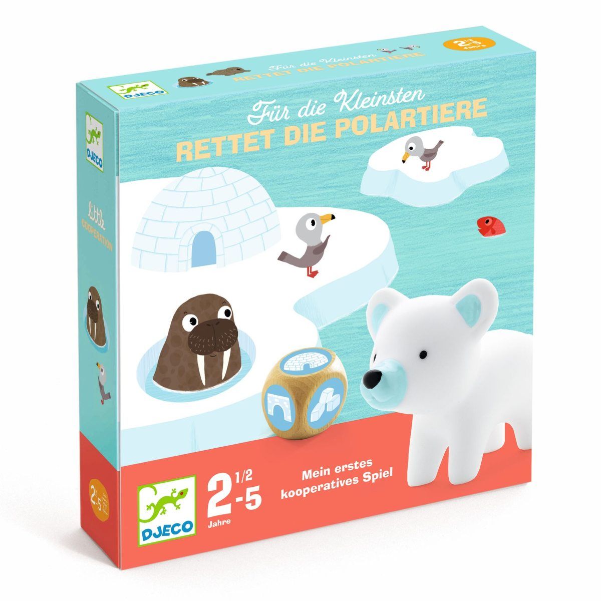 Spiele für die Kleinsten - Rettet die Polartiere - Djeco