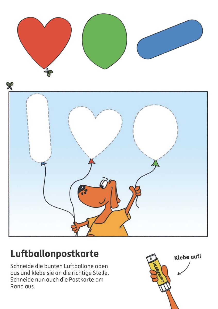 Vorschulblock - Schneiden, kleben, basteln - Hauschka Verlag 5+