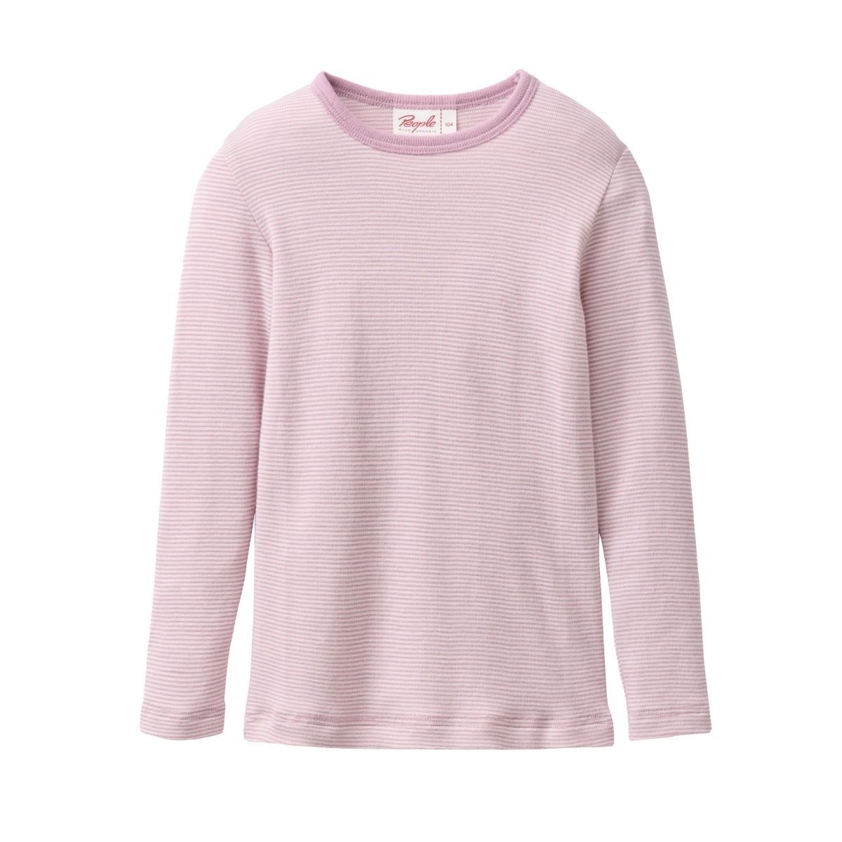 Langarm-Shirt WS geringelt GOTS - 98