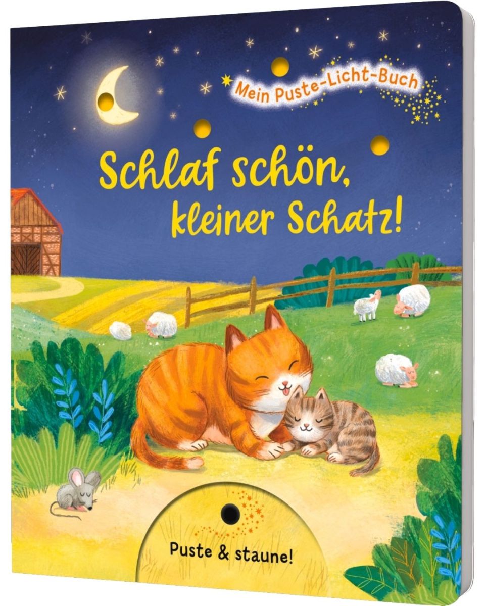 Schlaf schön, kleiner Schatz - Mein Puste-Licht-Buch 18M+