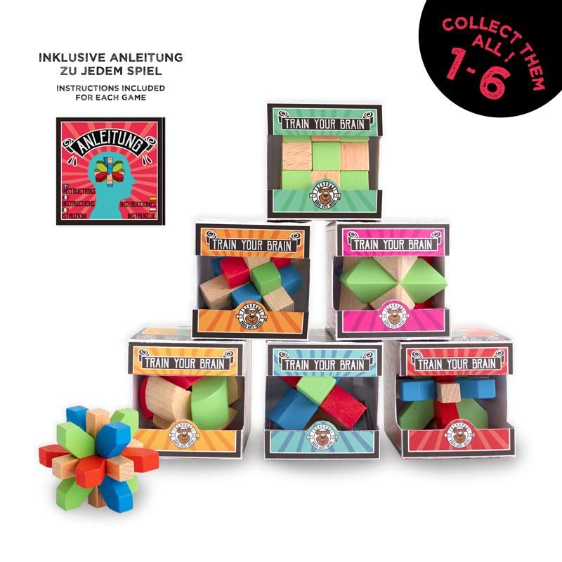 Knobel-Würfel (unterschiedliche Designs, 1 Set)