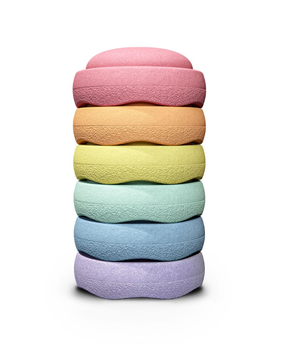 Stapelstein® ORIGINAL Rainbow Pastel (6er Set)