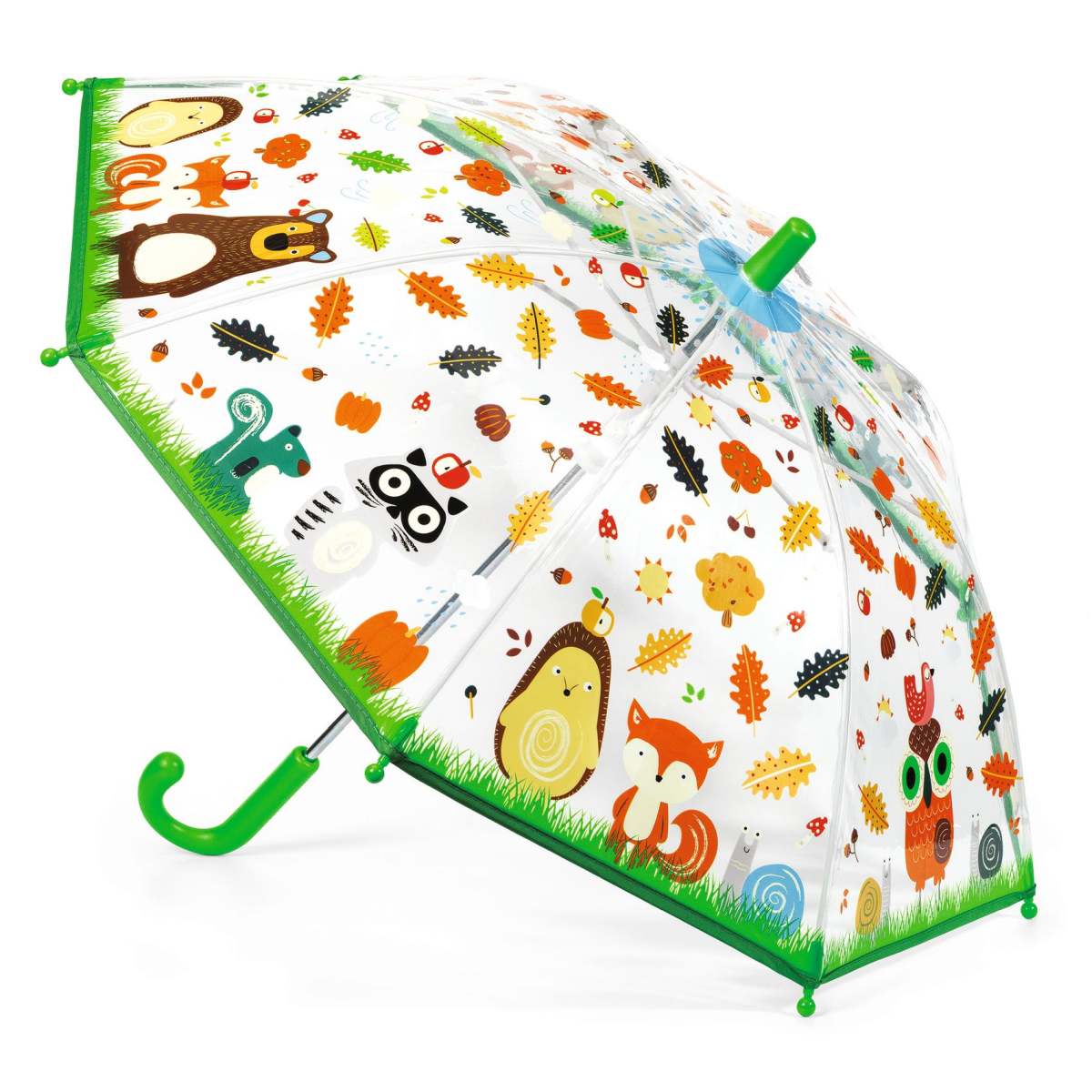 Kinder-Regenschirm klein Tiere des Waldes - Djeco