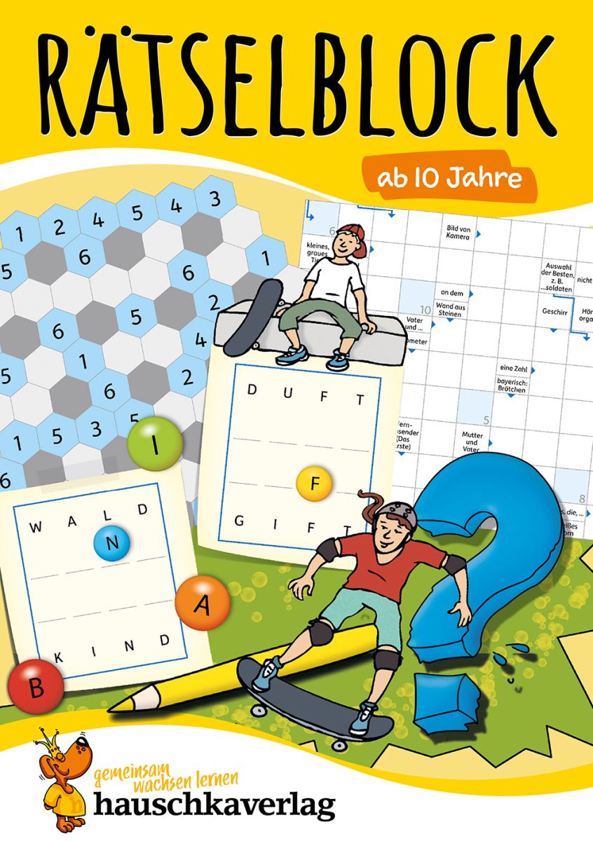 Rätselblock Band 1 - Hauschka Verlag 10+