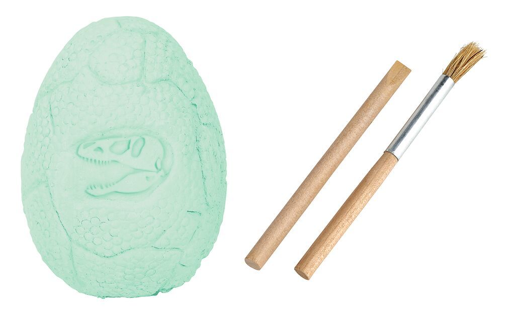 Ausgrabungsei Dino-Skelett (verschiedene Designs, 1 Stück)