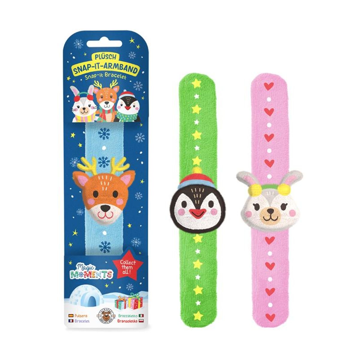 MAGIC MOMENTS Snap Armband (verschiedene Designs, 1 Stück)