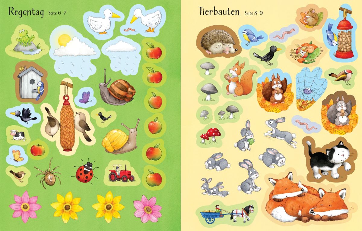 Mein erstes Stickerbuch: Der Herbst ist da! 3+