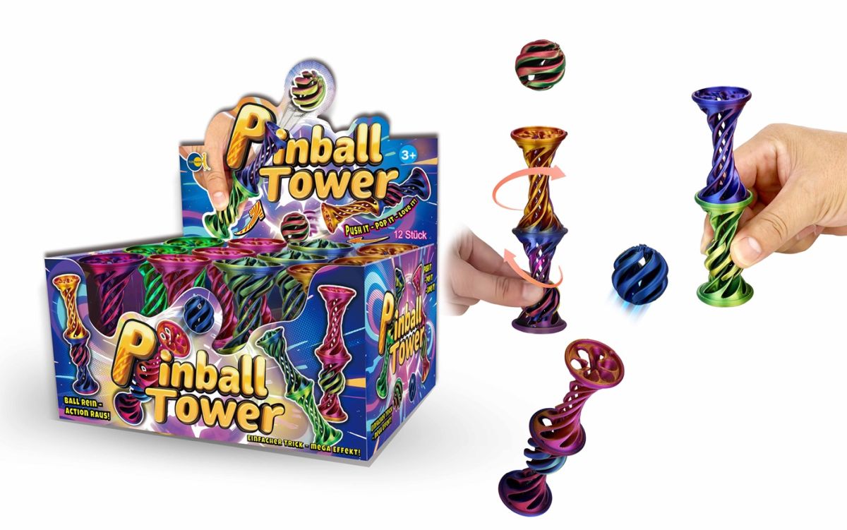 Pinball Tower (verschiedene Designs, 1 Set) - Fun Trading