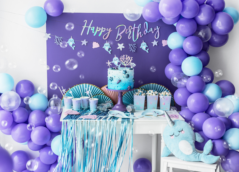 Girlande Narwal - Meereswelt - Party Deco