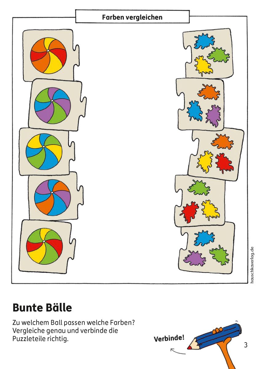 Kindergartenblock - Kombinieren, rätseln, Fehler finden - Hauschka Verlag 4+