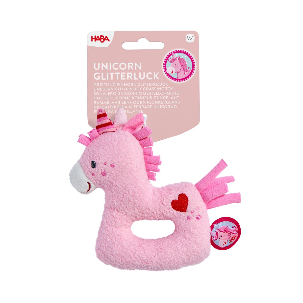HABA Greifling Einhorn Glitzerglück