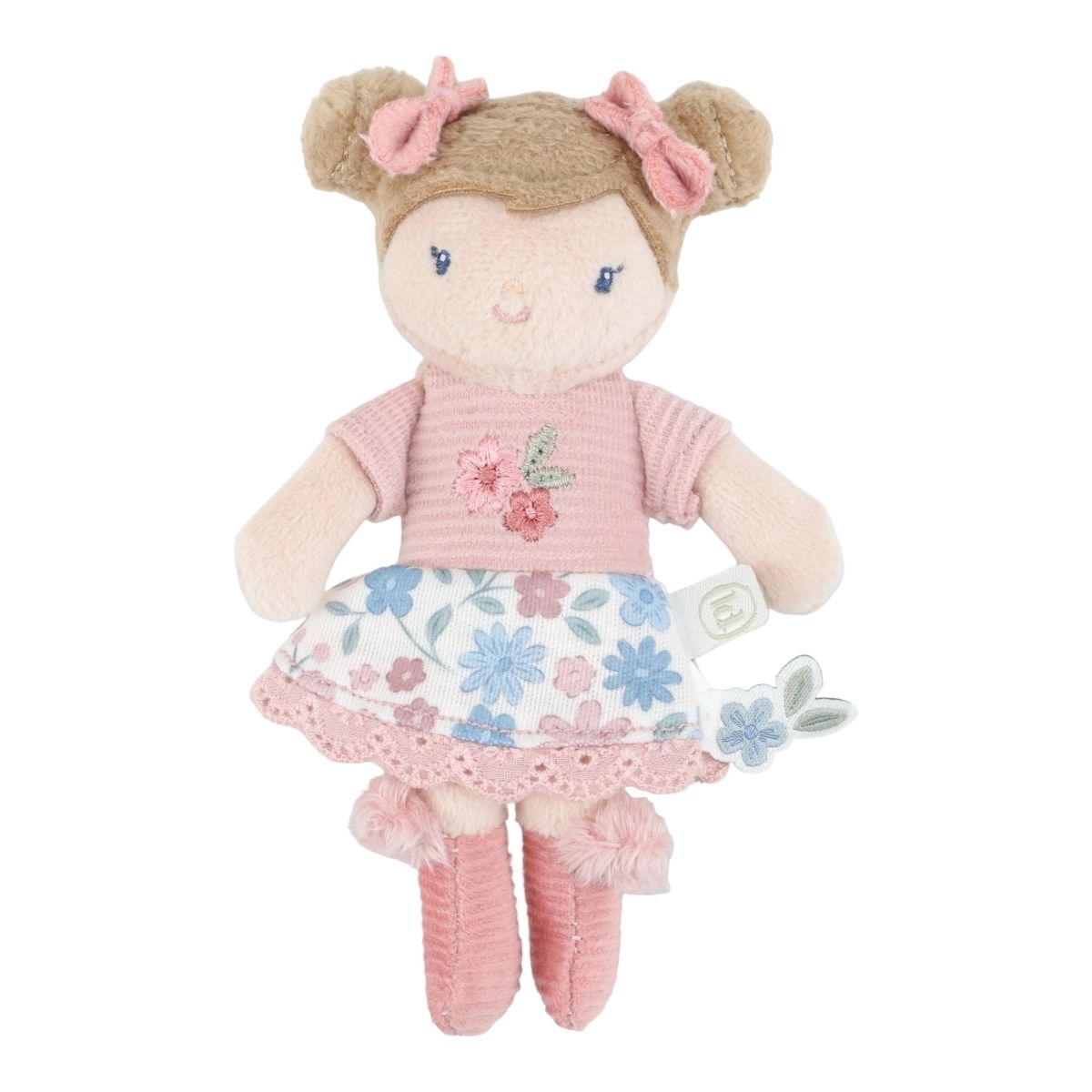 Kuschelpuppe Rosa klein 10cm - Little Dutch