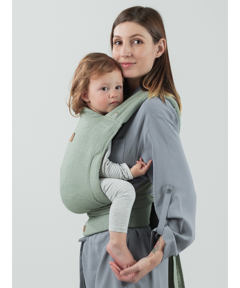 Isara Quick Half Buckle Carrier Sage Green Linen