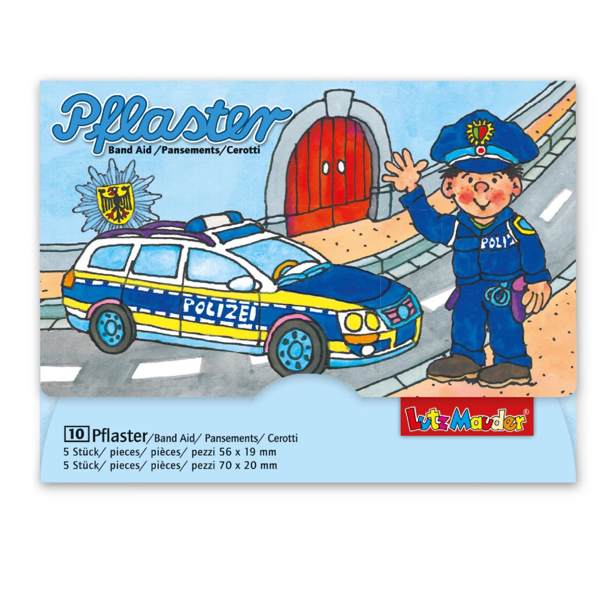 Kinderpflaster Polizei - Lutz Mauder Verlag (2x5 Stück)