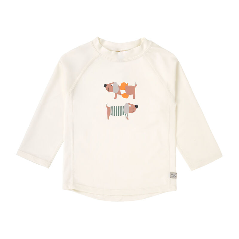 UV-Shirt langarm BeachDog white - Gr. 74/80
