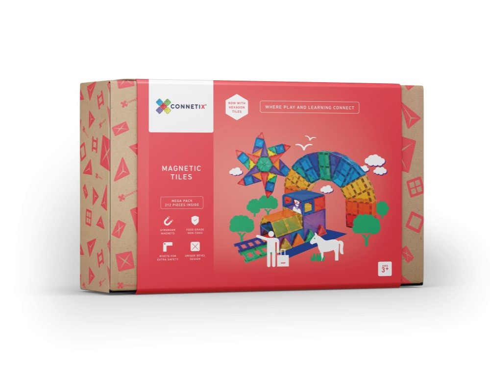 CONNETIX RAINBOW Mega Pack Magnetbausteine 212-teilig