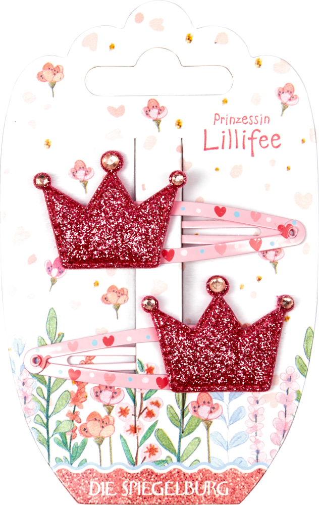 Krönchen-Haarclips Prinzessin Lillifee (1 Paar sortiert)
