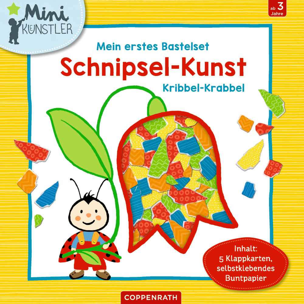 Mein 1.Bastelset: Schnipsel-Kunst Kribbel-Krabbel (Mini-K.)