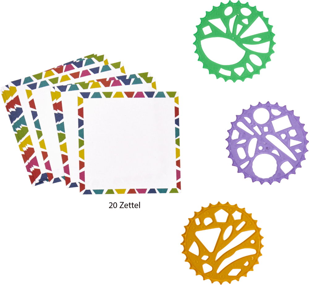 Mandala Set (verschiedene Designs, 1 Stück)