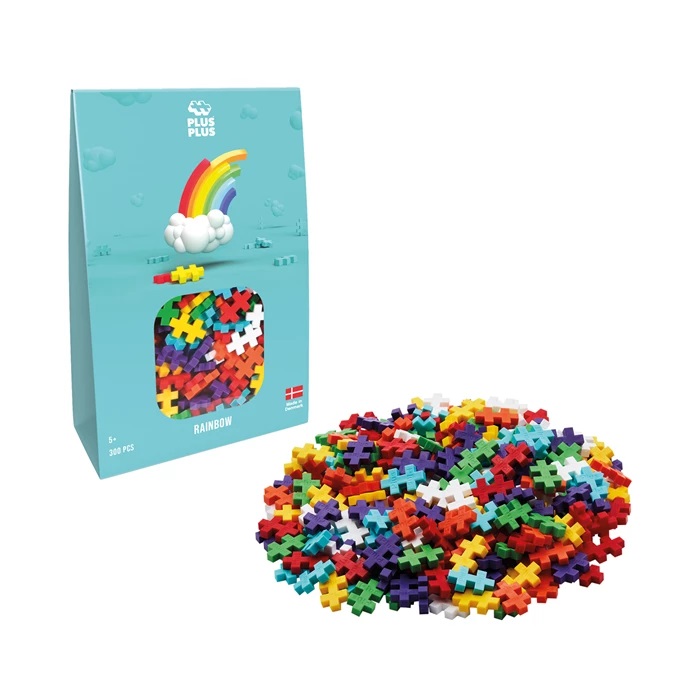 PLUS PLUS Mini-Bausteine Regenbogen 300 Stück